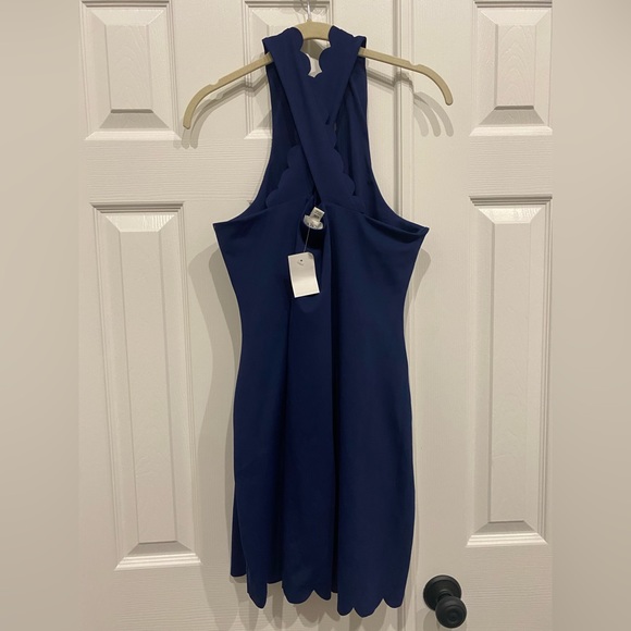 New! J crew Scalloped active dress XXL navy - Picture 7 of 10
